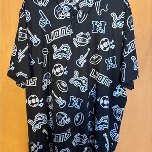 chubbies Neon Detroit Lions NFL Performance Polo Size: XL